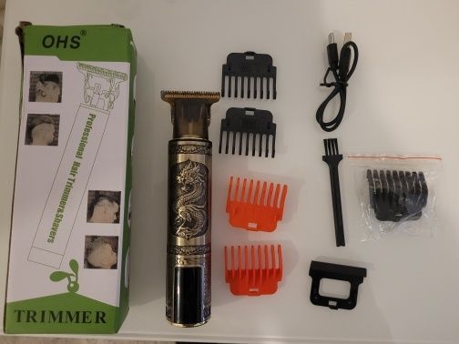 Máquina Trimmer Profissional de Cortar Cabelo sem Fio | Recarregável U