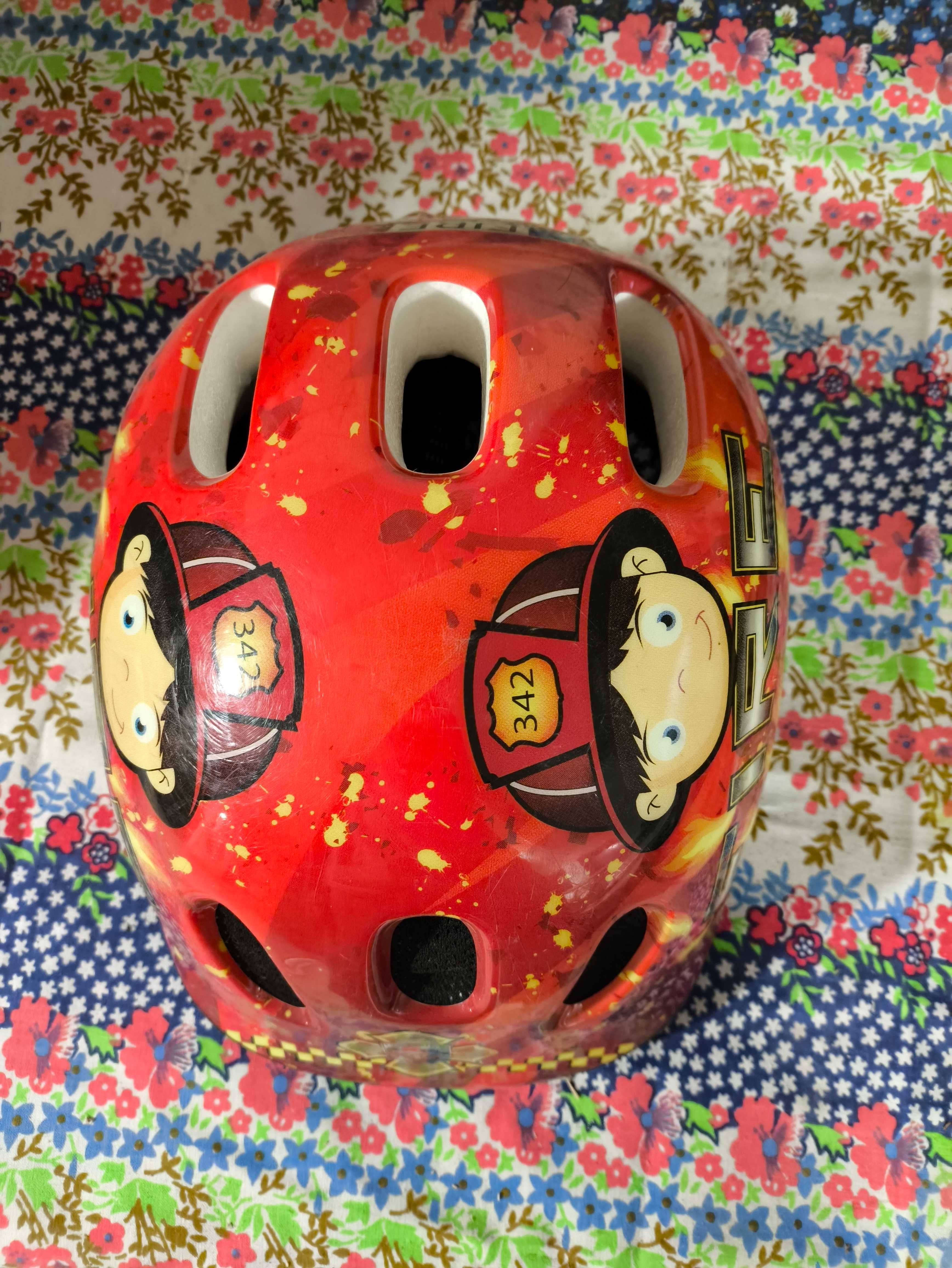 Kask rowerowy dla dzieci Strażak