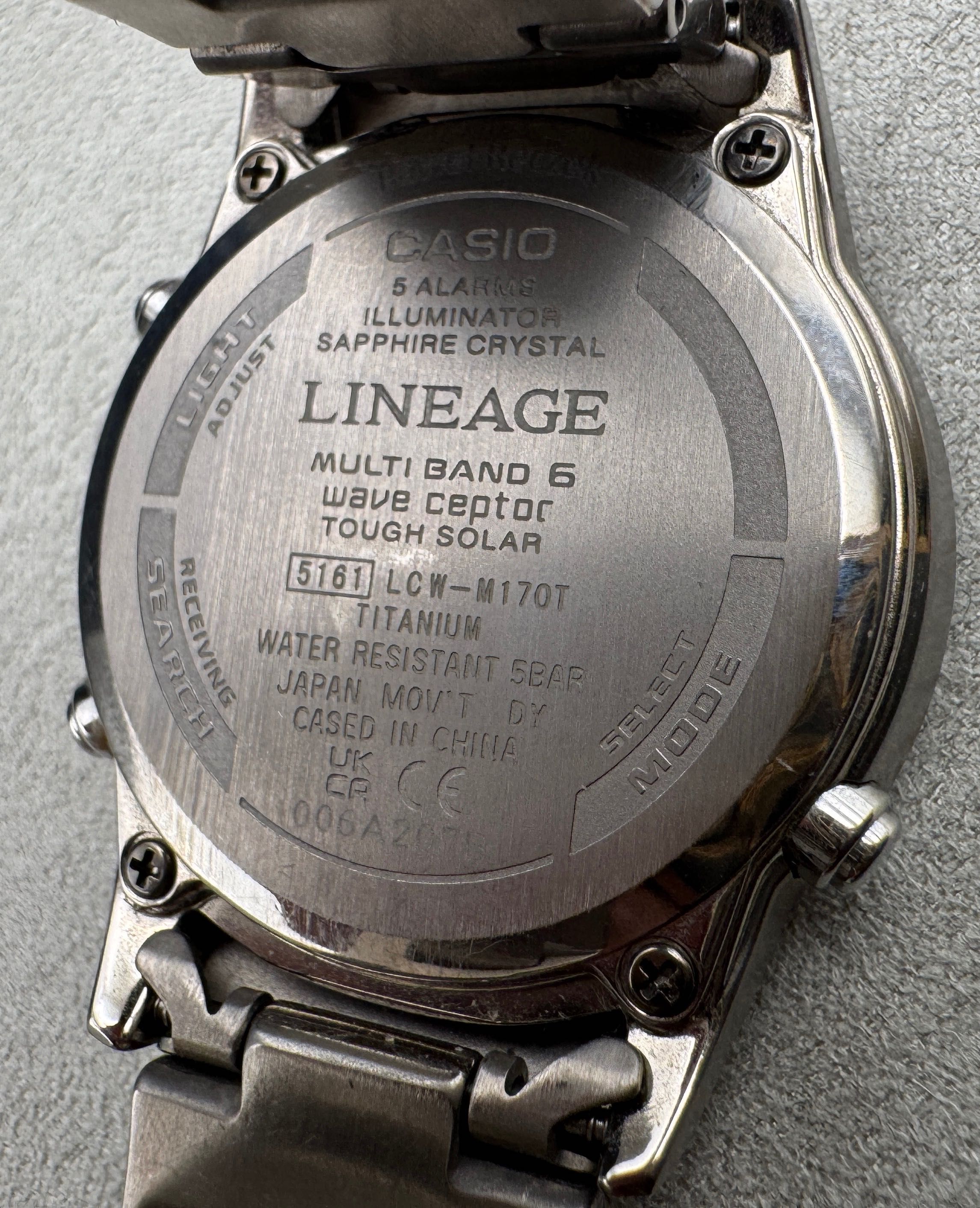 Zegarek męski Casio LCW-M170T Ładowanie Solar Szkło Szafir/Kraków