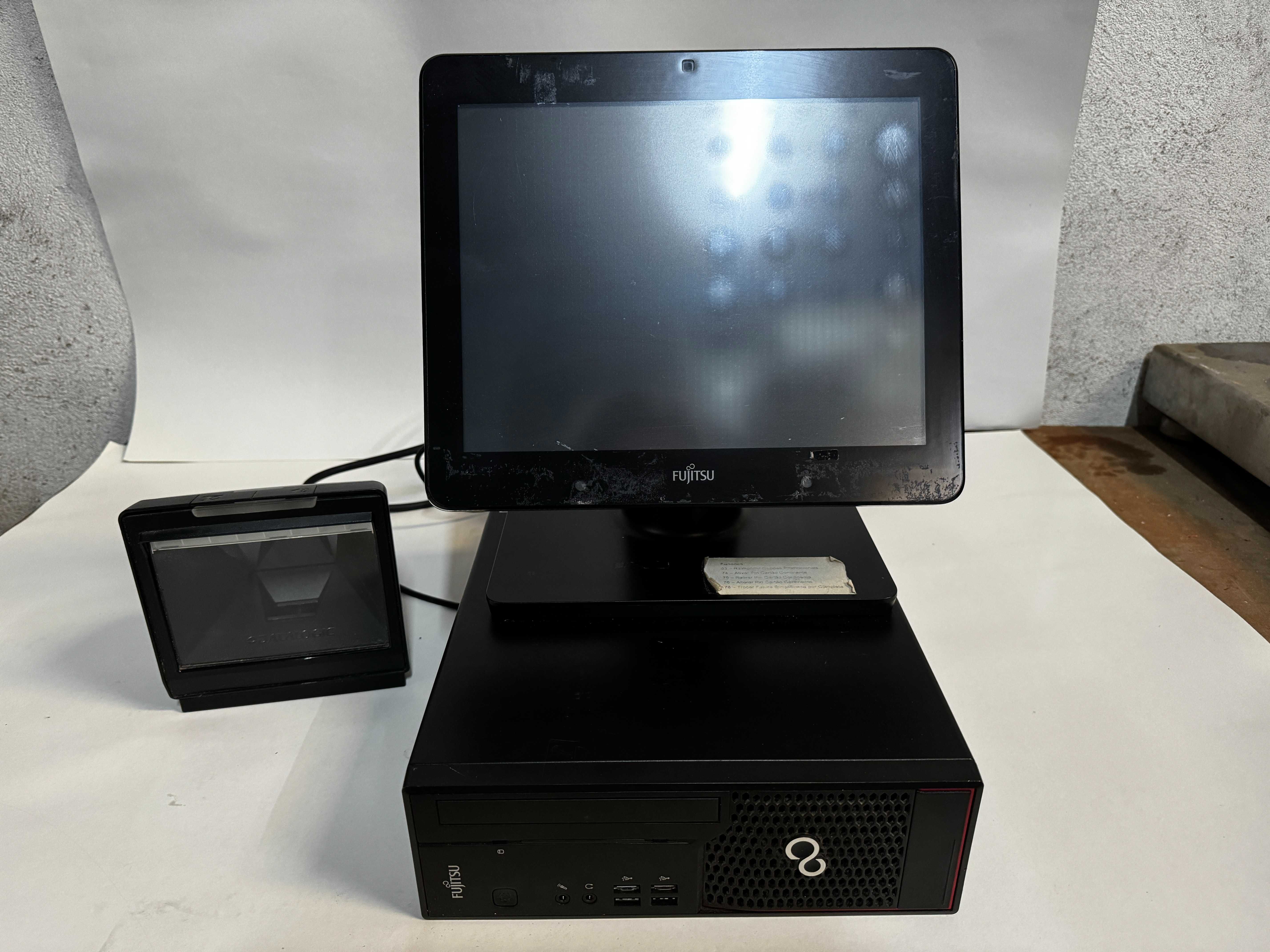 Conjunto POS (PC, Ecrã Touch e Scanner)