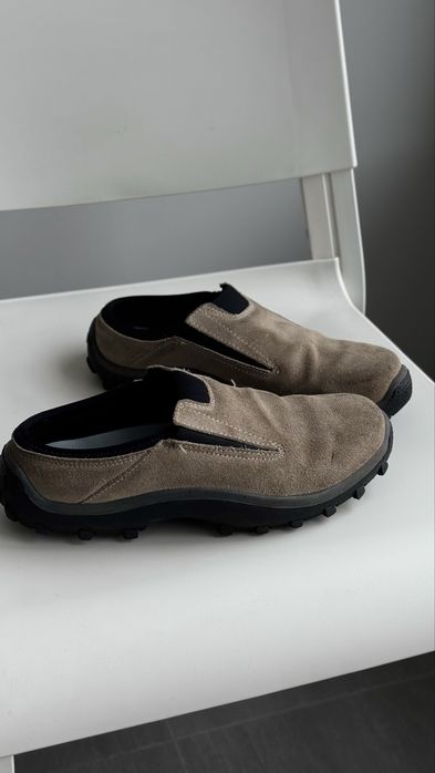 Сабо мюлі тапки с відкритою пʼяткою чоловічі жіночі merrel y2k замша