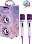 Głośnik Karaoke DynasonicBluetooht E-025-1FM USB PILOT LED