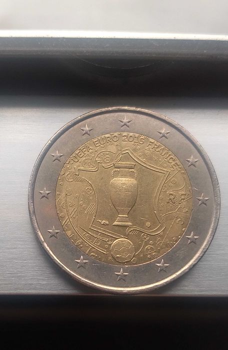 Moeda 2€ comemorativa euro 2016 França