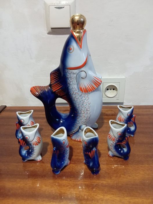 Керамічний сервіз " Риба"