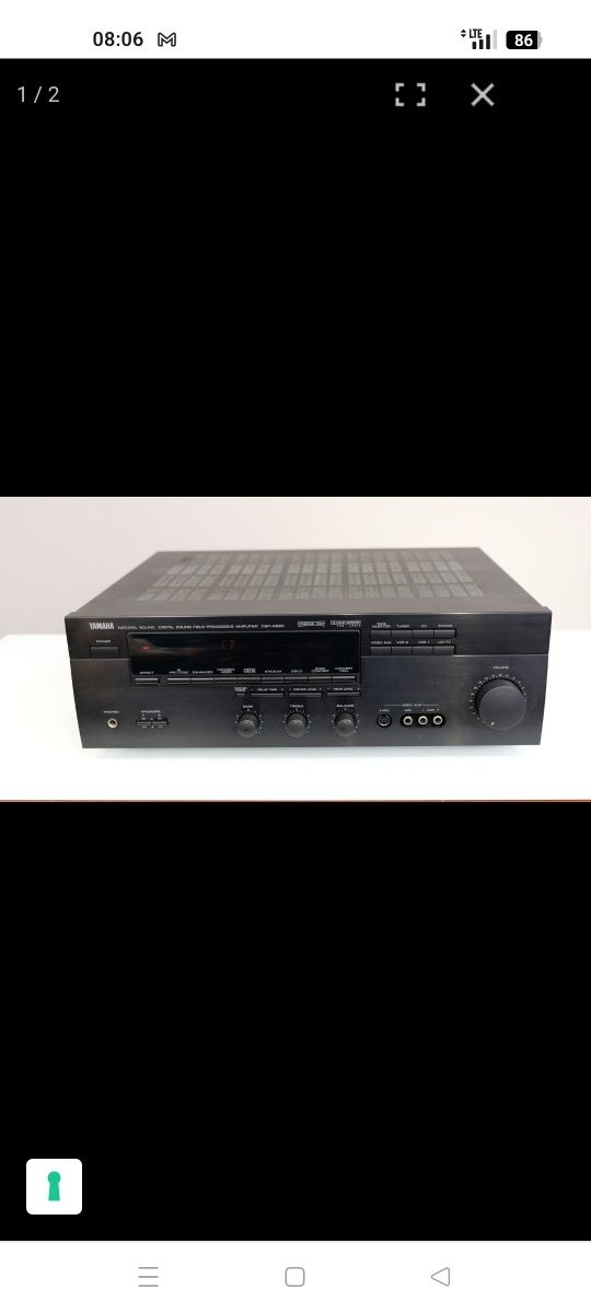Wzmacniacz stereo Yamaha dsp590  z procesorem dźwięku
