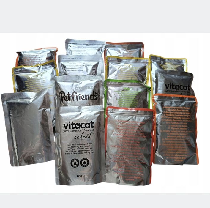 100szt×100gram.Saszetka dla kota mix smaków.