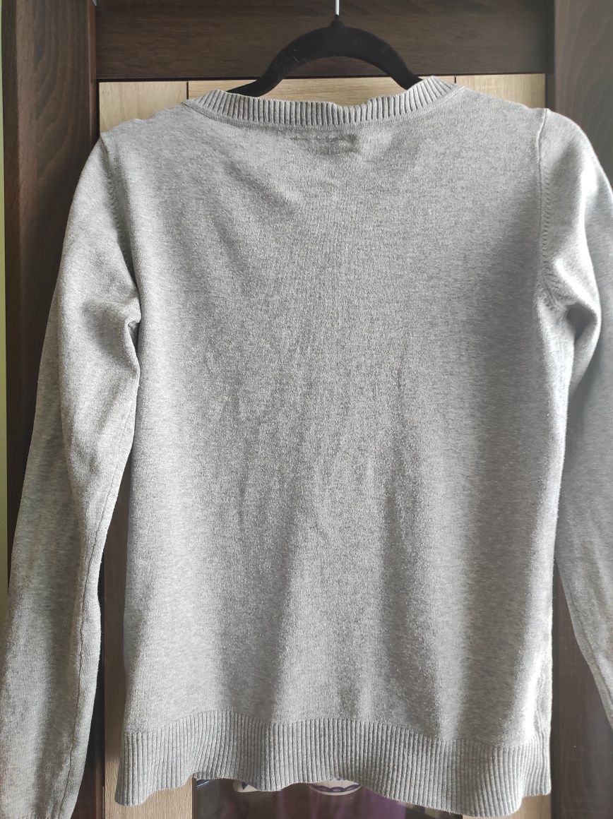 Sweter szary zapinany Only L