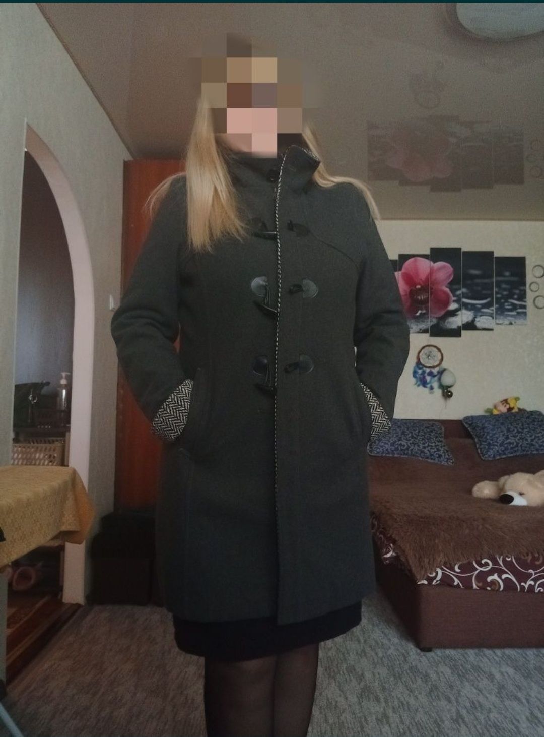 Жіноче пальто великого розміру. Батал.