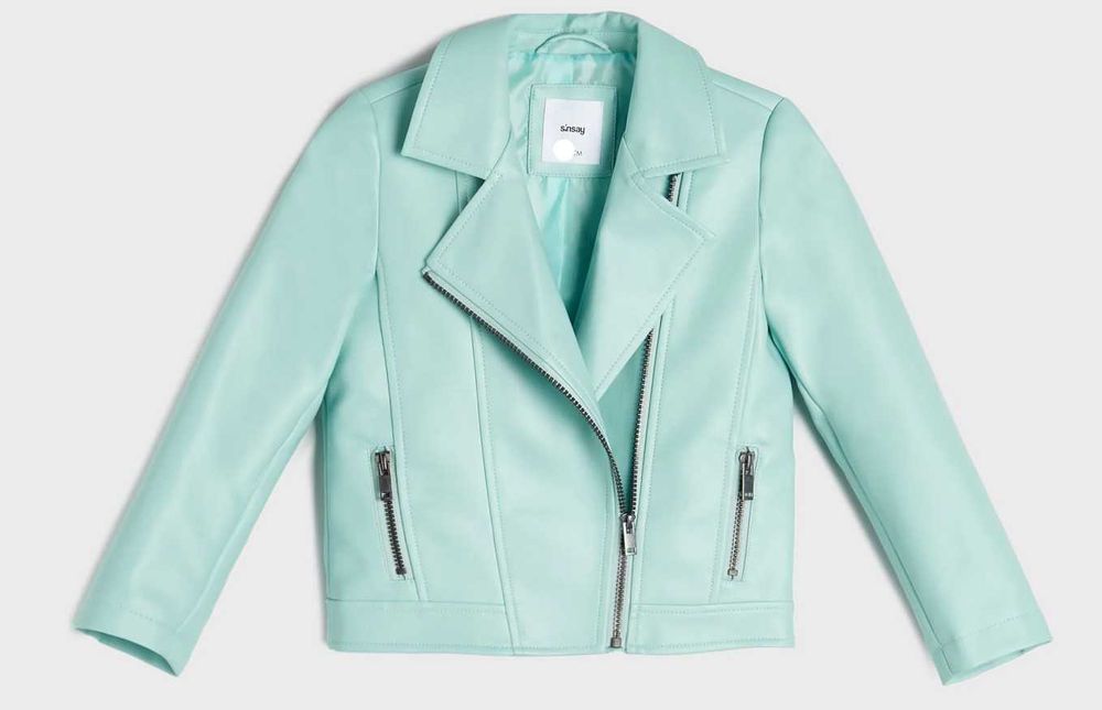 kurka ramoneska seledynowa 128 nowa sinsay turkusowy