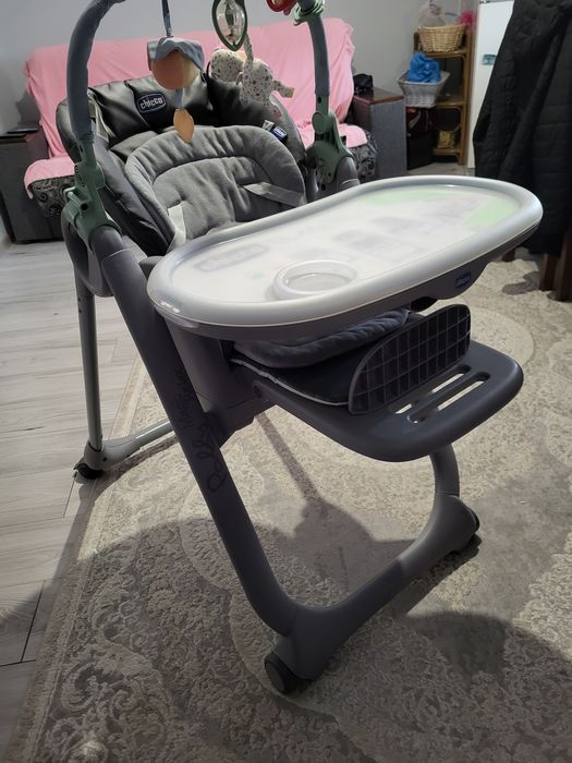 Стільчик для годування chicco polly magic relax