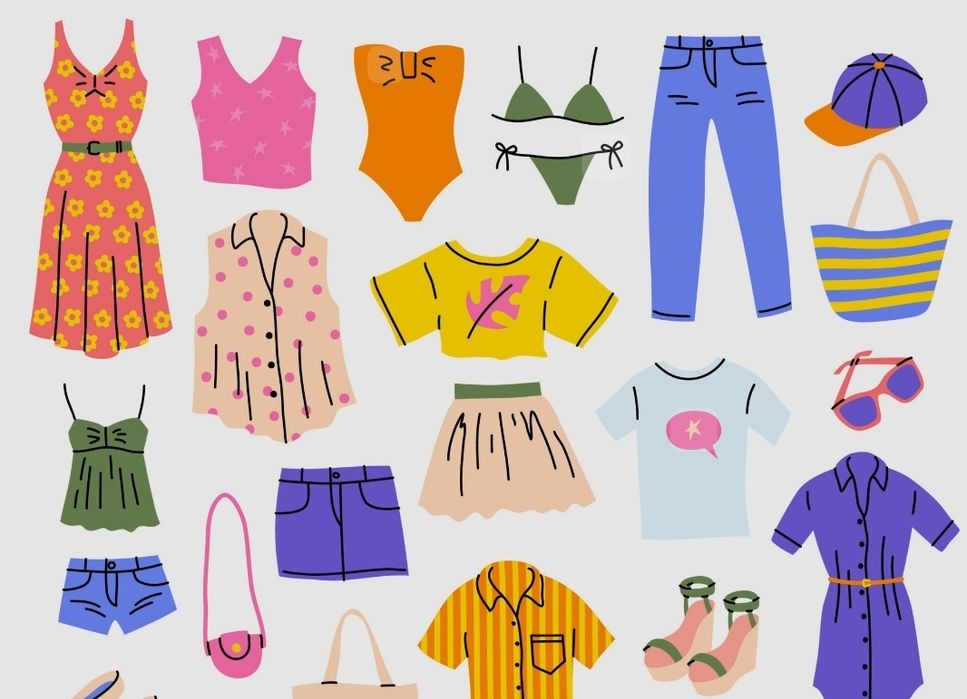 Várias peças tamanho S e M