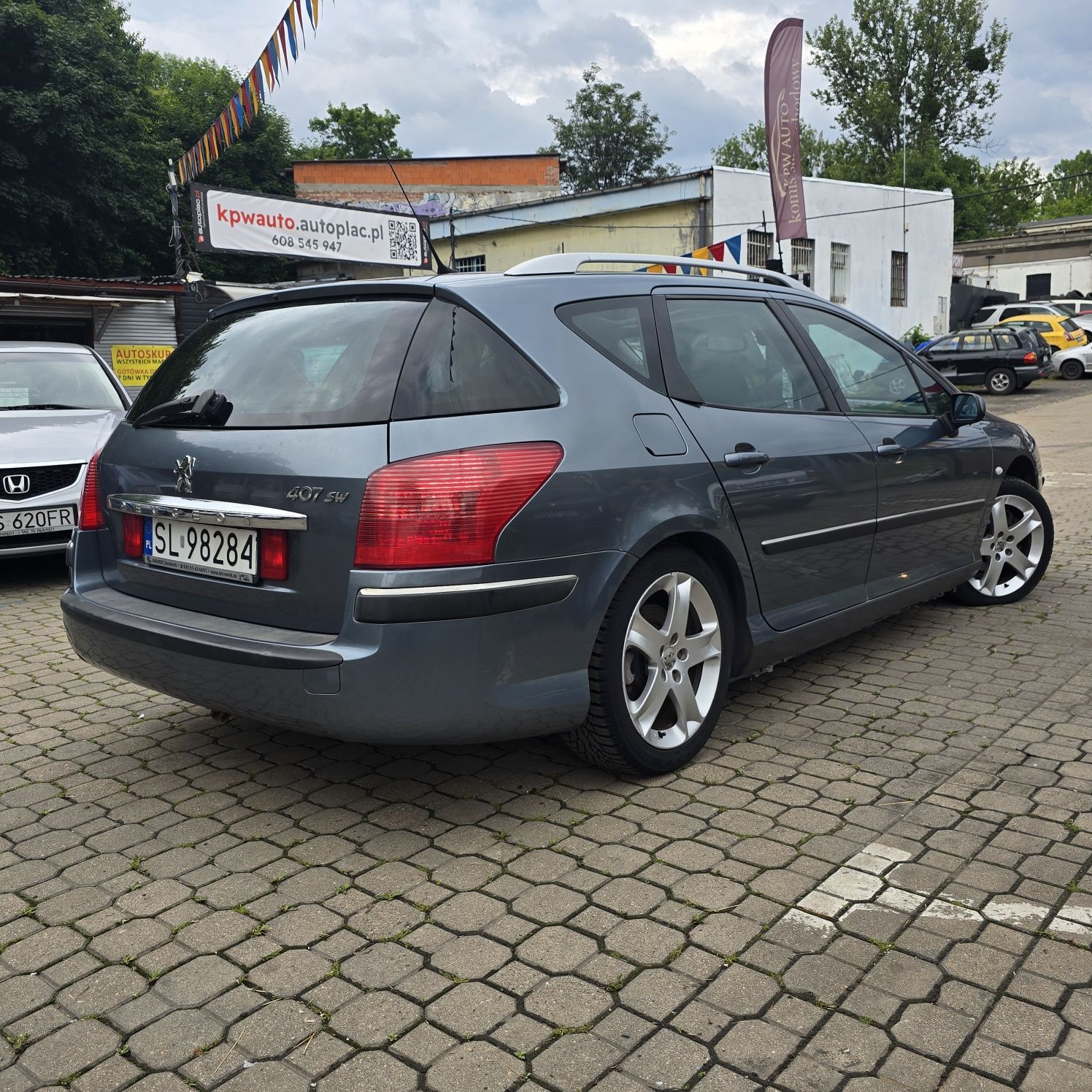 Peugeot 407 2.0HDI*Skóra*Panorama*Hak*Alufelgi*Tempomat*Ksenon*Zamiana