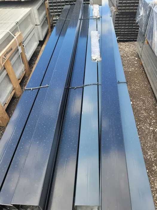 Słupek bramowy , profil 80x80x2 L-2,3m ocynk +kolor
