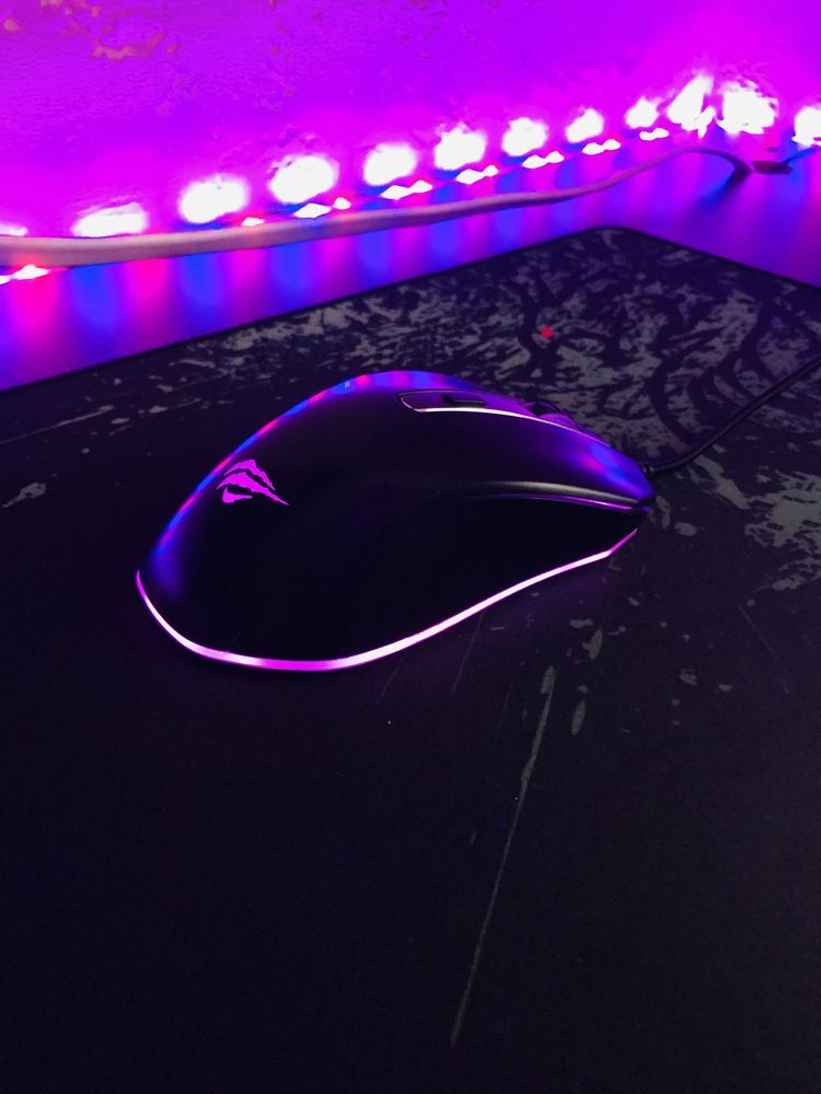 MS837 Gaming Mouse, геймерська мишка з RGB підсвіткою