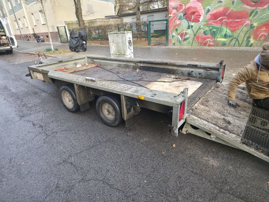 Przyczepa Ifor Williams do przewozu maszyn/ minikoparki