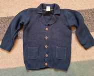 Dzianinowy sweter kardigan hm Zara Reserved
