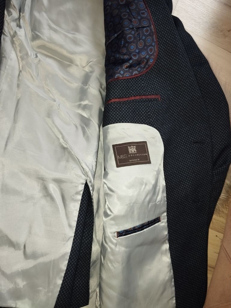Marynarka męska żakiet męski elegancki M&S collection  do smokingu