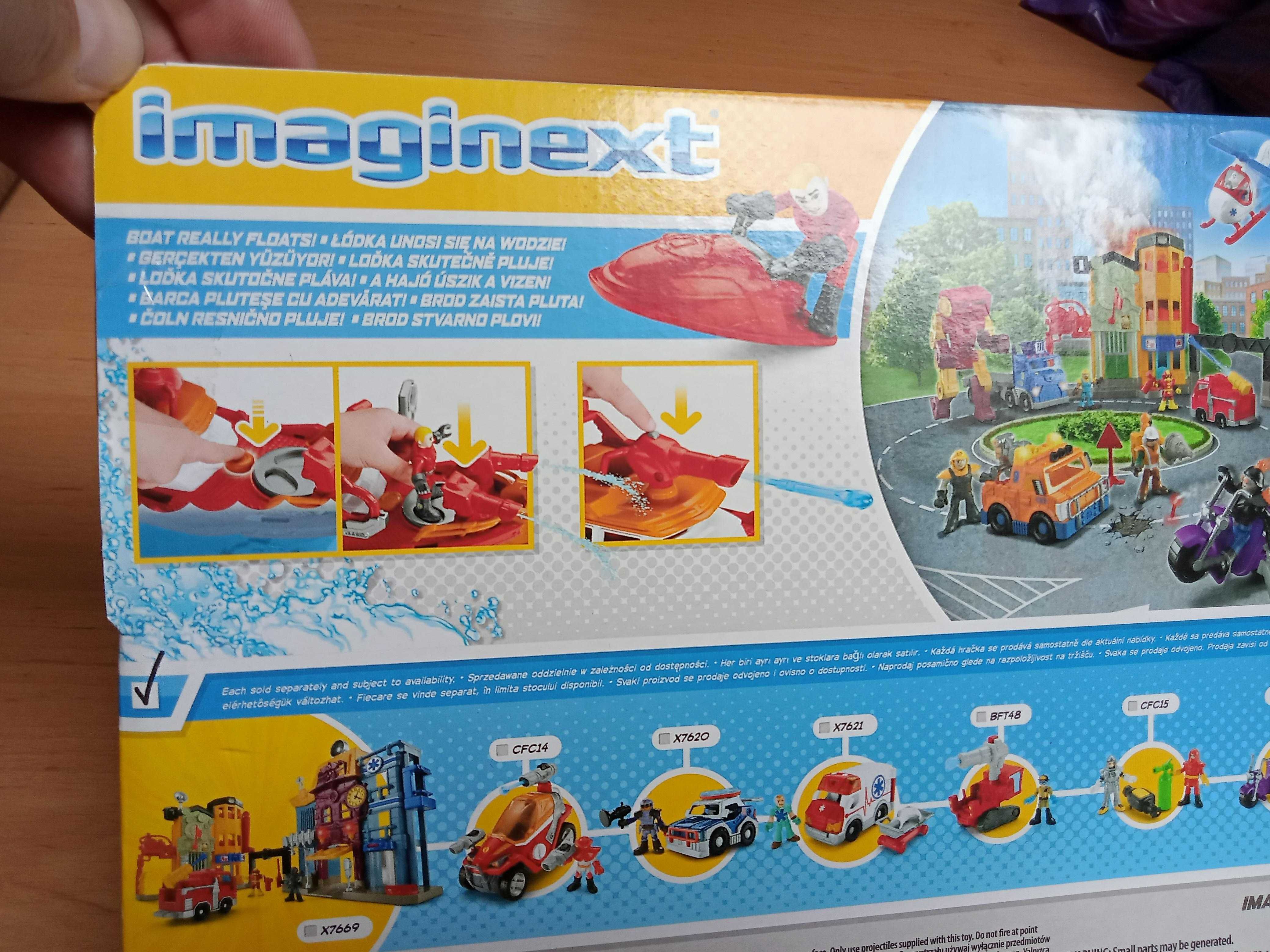 Fisher Price Imaginext CGH88 Łódź Strażacka Kuter