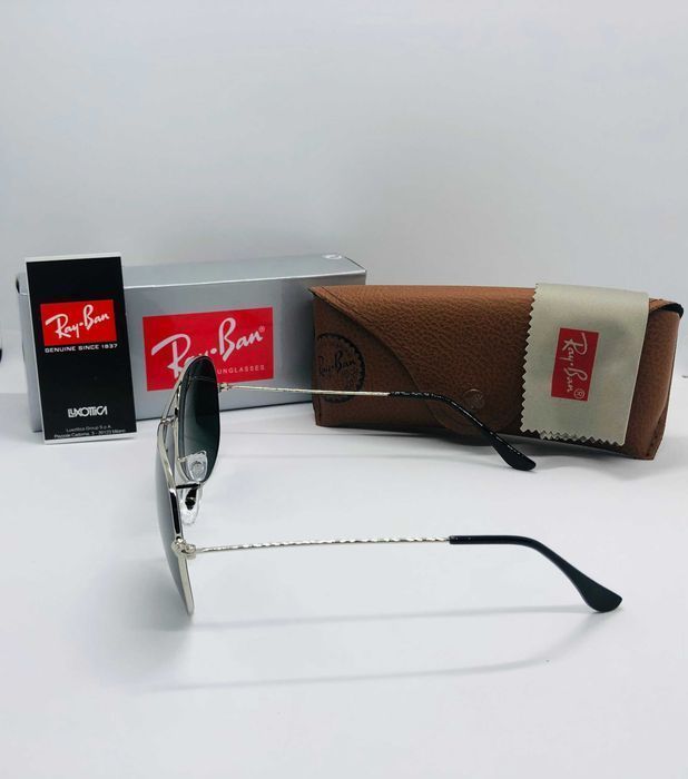 Солнцезащитные очки Ray Ban Aviator Large Metal 3026 Silver 62м стекло