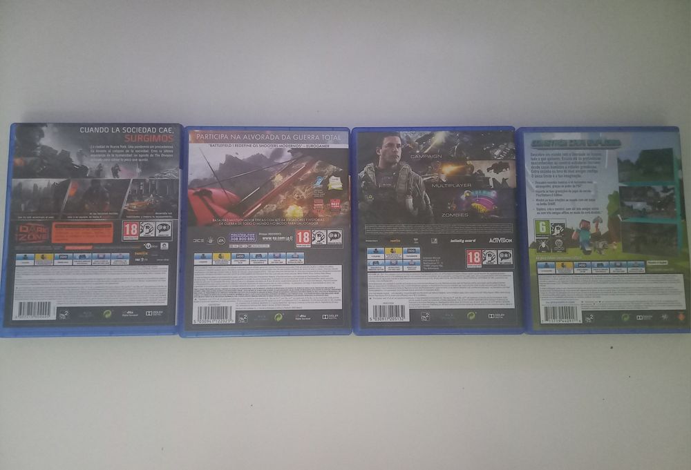Conjunto de Jogos Ps4