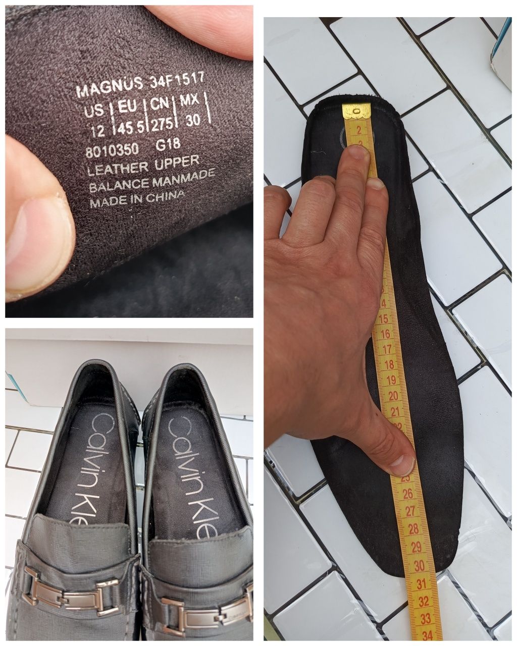 Брендові макасіни Calvin Klein (46р.30 см)