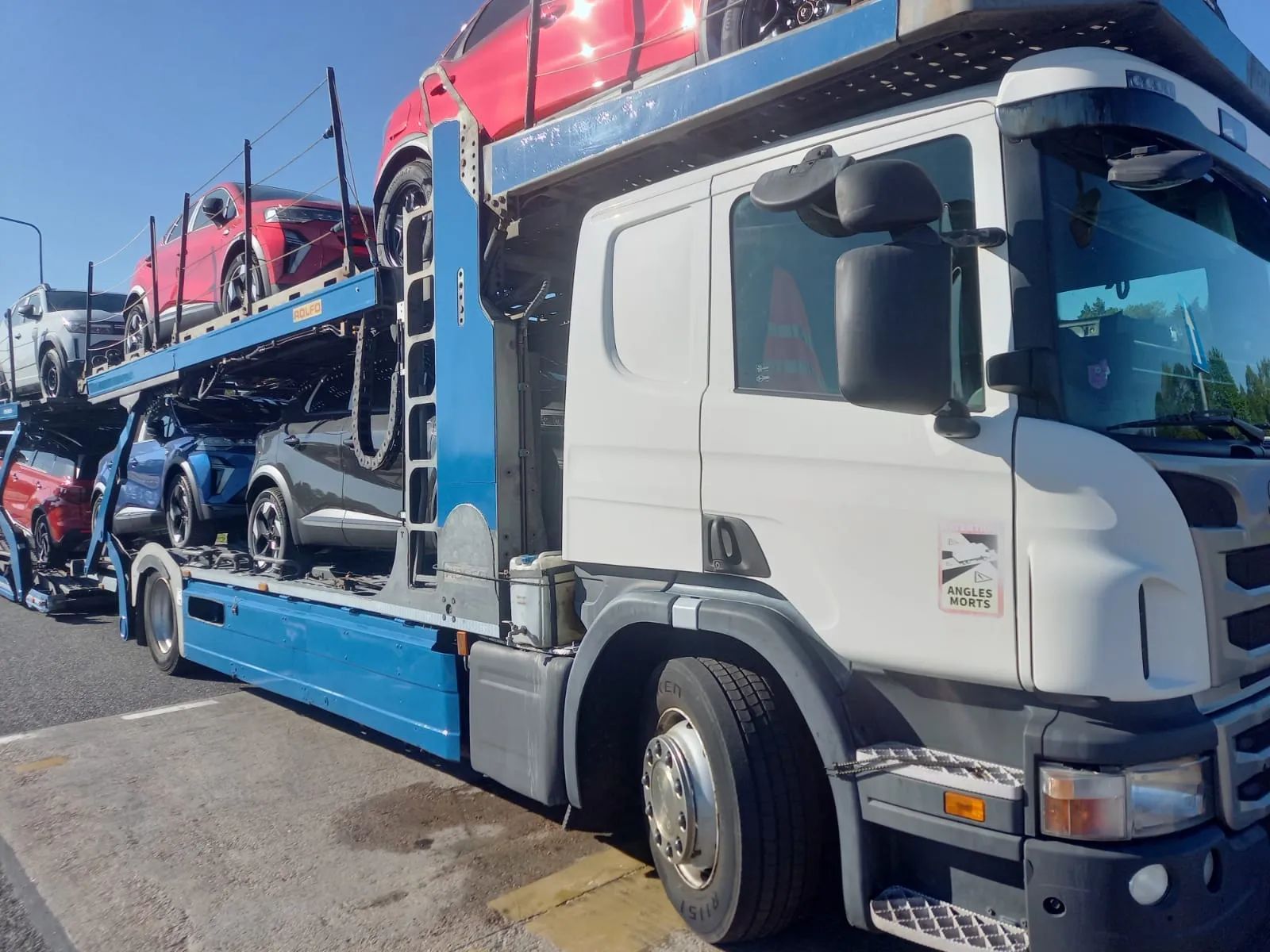 Scania P410  Lohr Autotransporter SCANIA ciężarówka, pierwszy właściciel