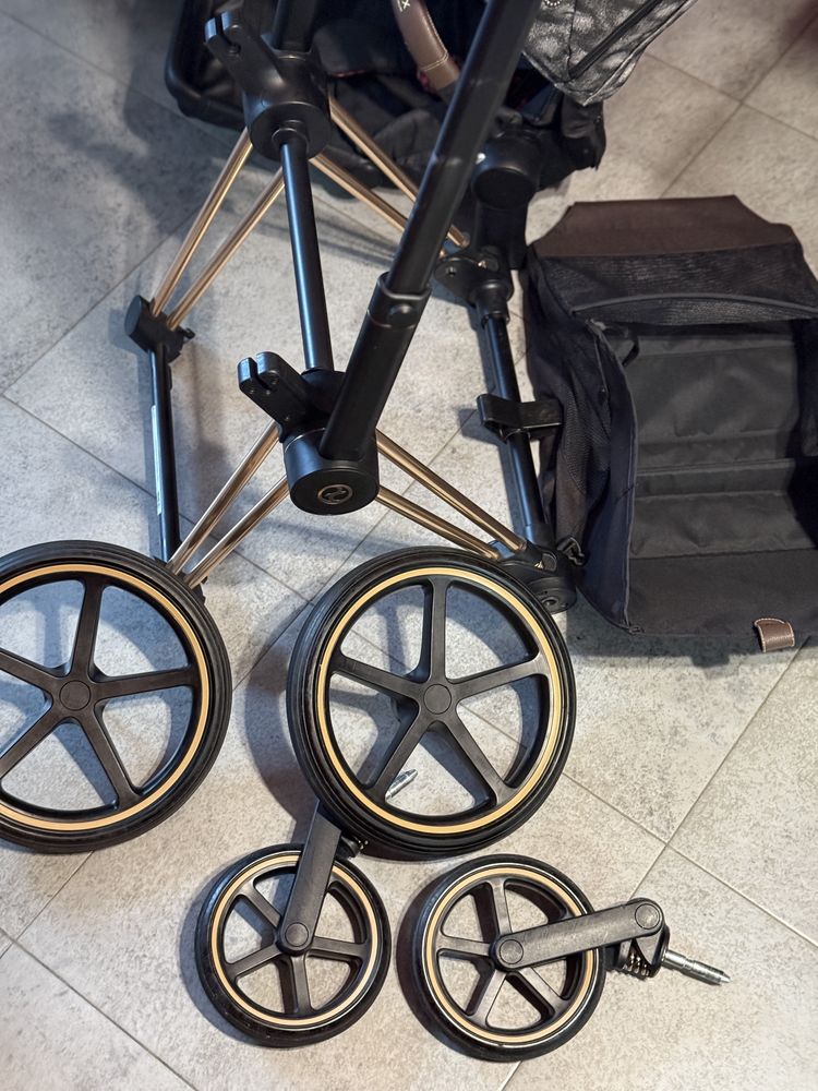 Коляска,візок Cybex Priam Lux Rebellious 2 в 1, дизайнерський принт