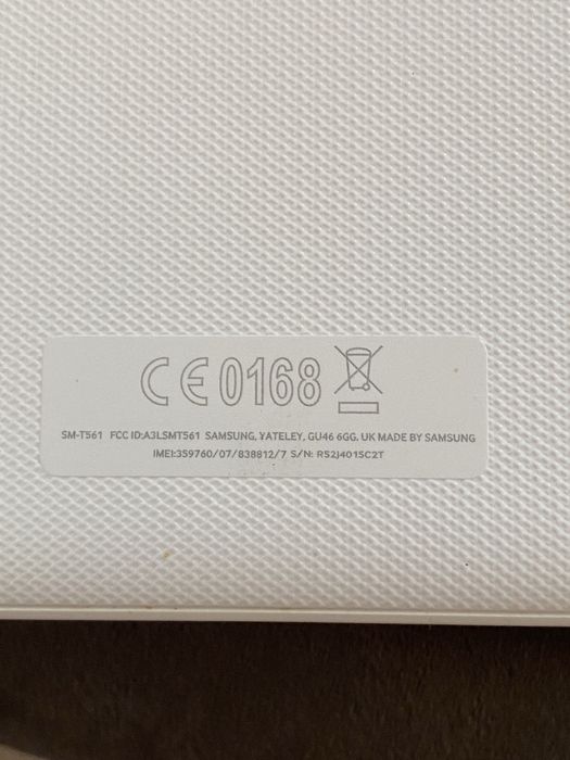 Sprzedam tablet Samsung Galaxy Tab (model SM-T561)