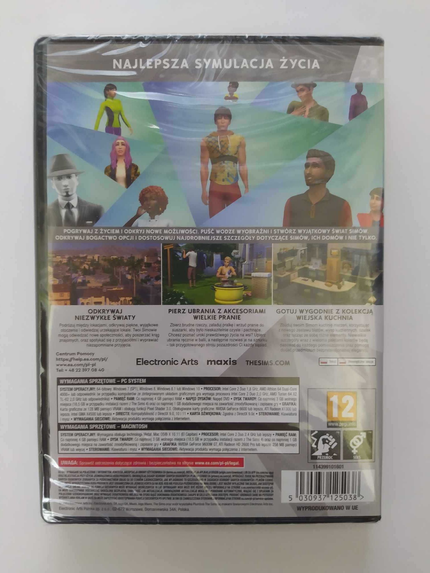 NOWE The Sims 4 Przytulny i Czyściutki Zestaw Startowy PC