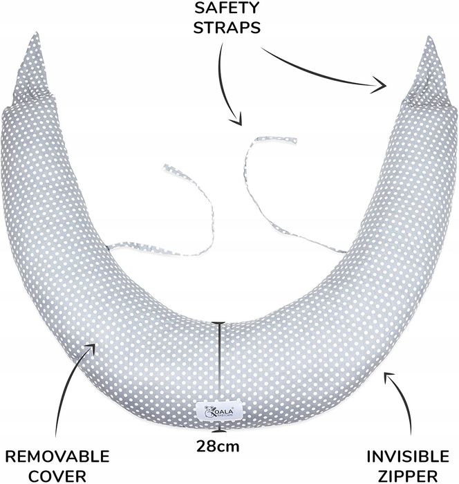 Koala Babycare Poduszka Do Karmienia Duży Rogal