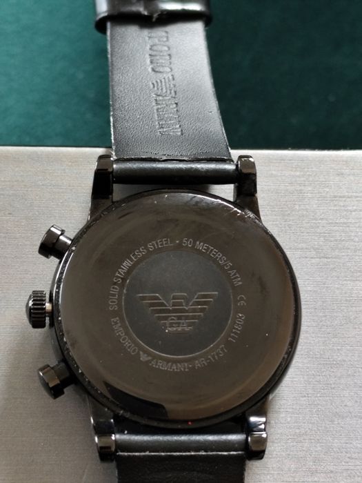 Zegarek męski klasyczny stylowy elegancki Emporio Armani AR1737 skóra