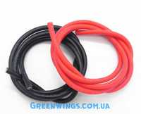 10AWG 5,3 мм² Медный провод в силиконовой изоляции, 1м