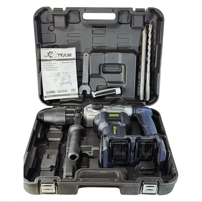 Перфоратор акумуляторний TITAN PRH3840B-CORE