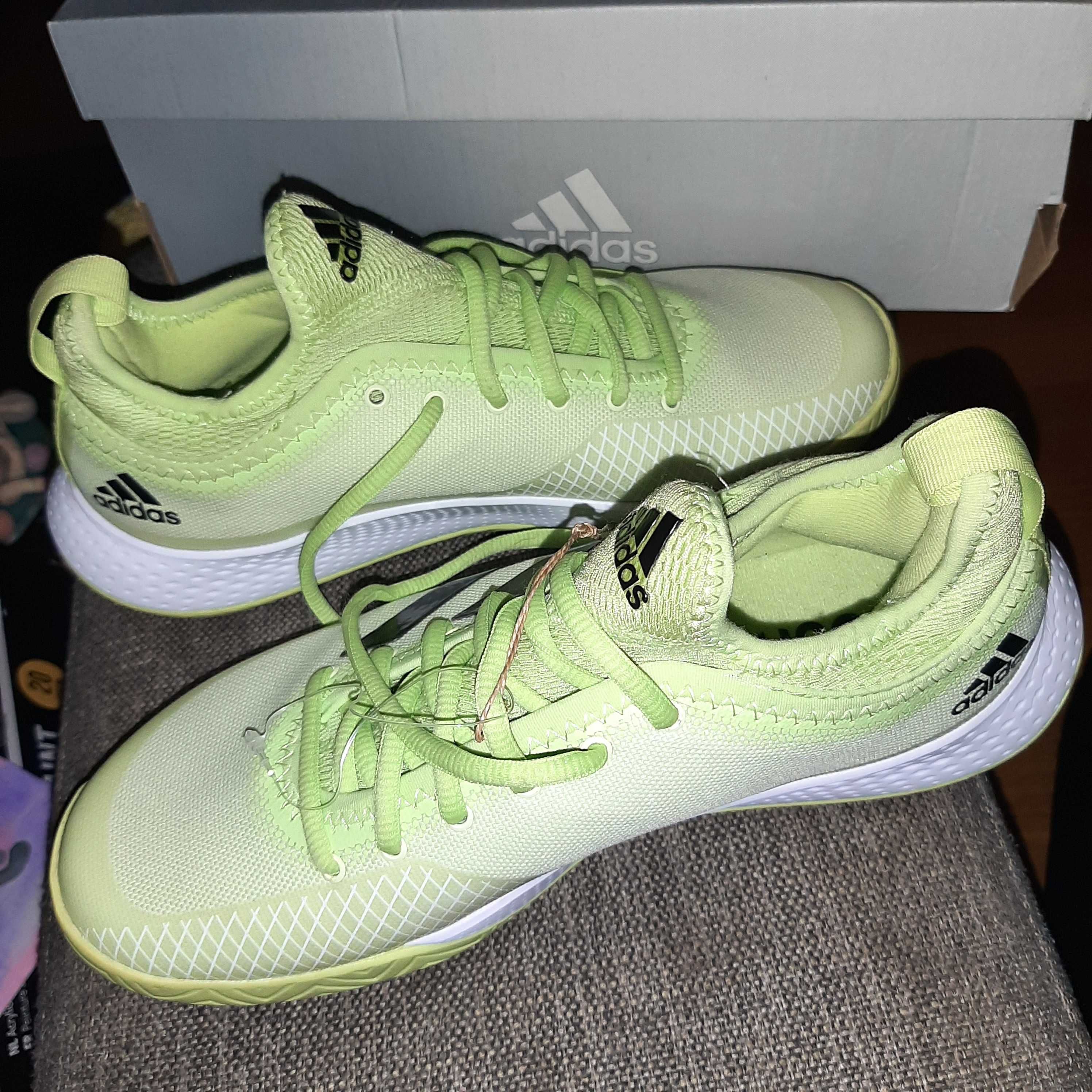 Adidas Defiant Generation Tennis Shoe Neon Green GZ0705 r.39 1/3