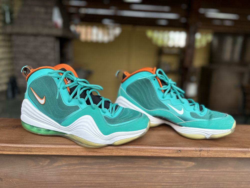 Баскетбольные кроссовки Nike Air Penny V  Dolphins. Размер 45.5