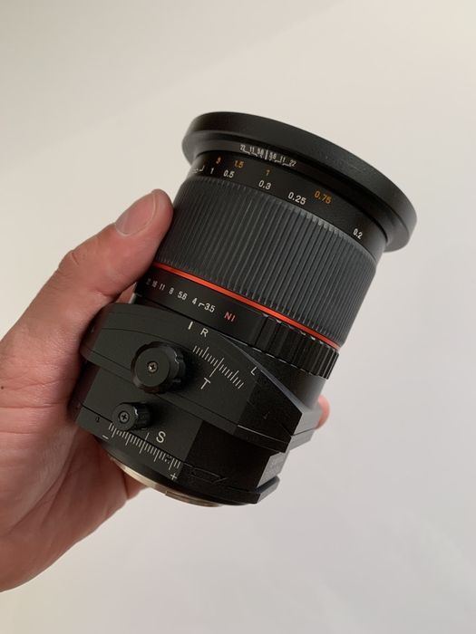 Nikon mount Tilt-Shift Samyang 24mm f/3.5 ED AS UMC