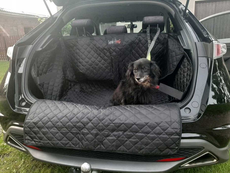 Mata do samochodu transportu psa w bagażniku czarny 60 cm x 110 cm