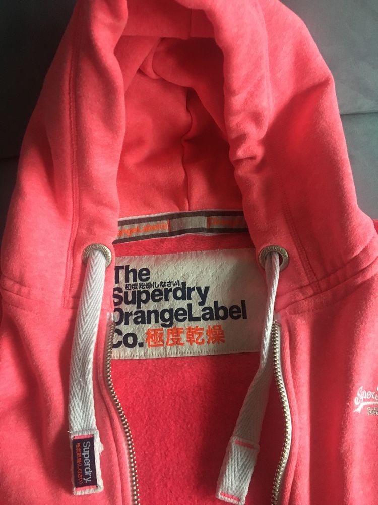 Bluza dresowa SuperDry róż damska S/M 36/38