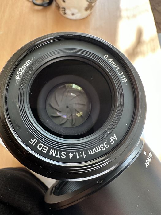Об'єктив VILTROX 33mm f/1.4 EF-M , обєктив для Canon M50
