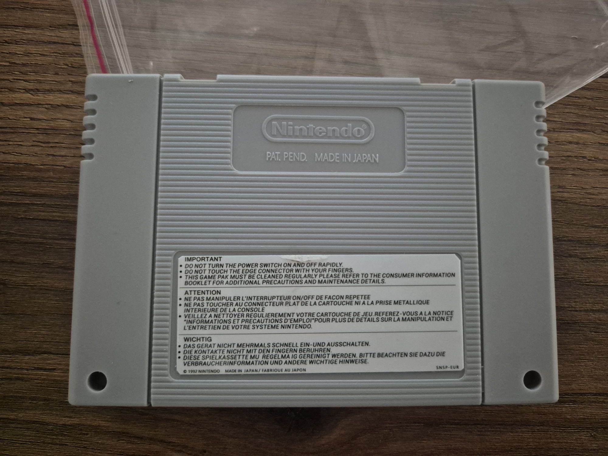 Jogo para a Consola Super Nintendo Entertainment System