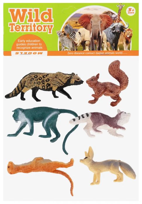 ZwierzĘta Dzikie Figurki 6 szt. Mega Creative 572082. Mega Creative