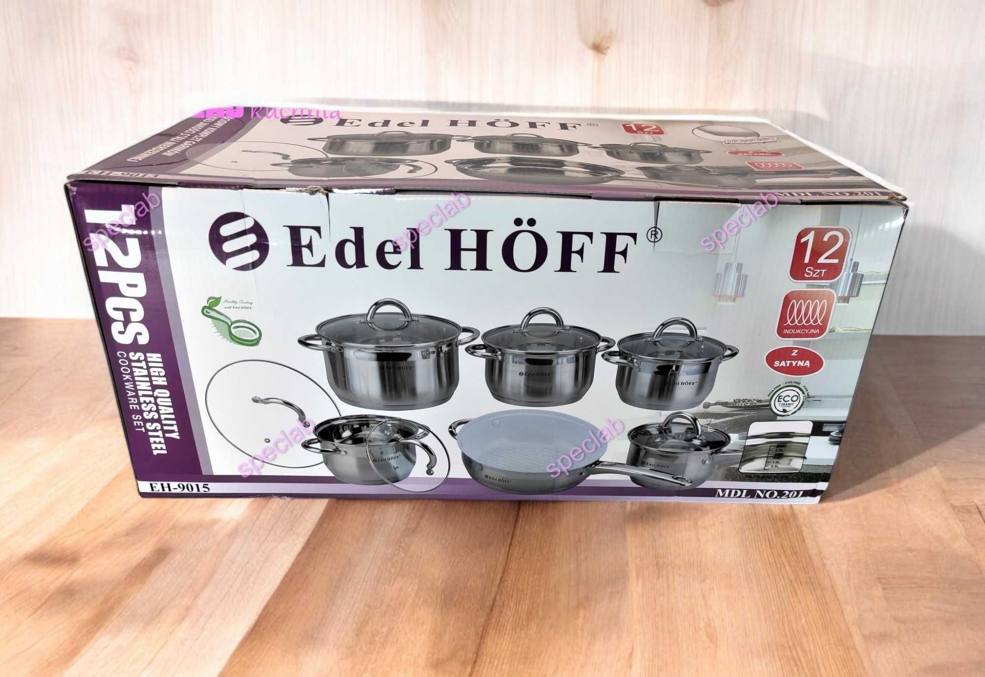 Zestaw garnkow EDELHOFF EH-9014 Gaz, indukcja, Halogen