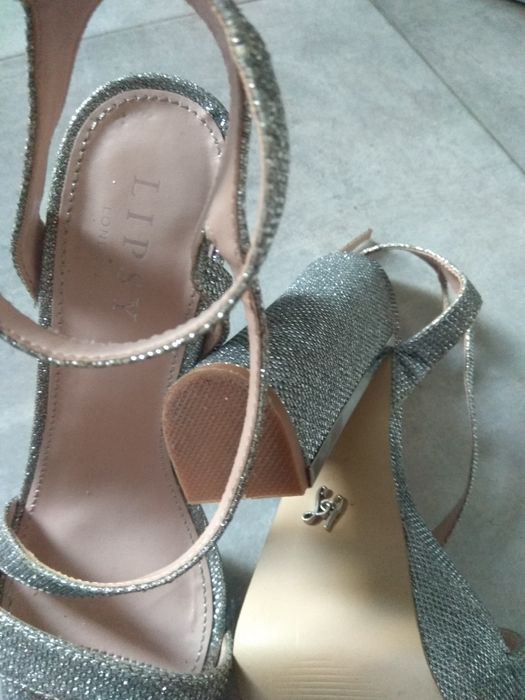 Sandałki na grubym  obcasie Londyn roz. 37