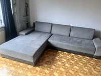 Naroznik szary grafit agata meble azurro sofa  lozko do salonu
