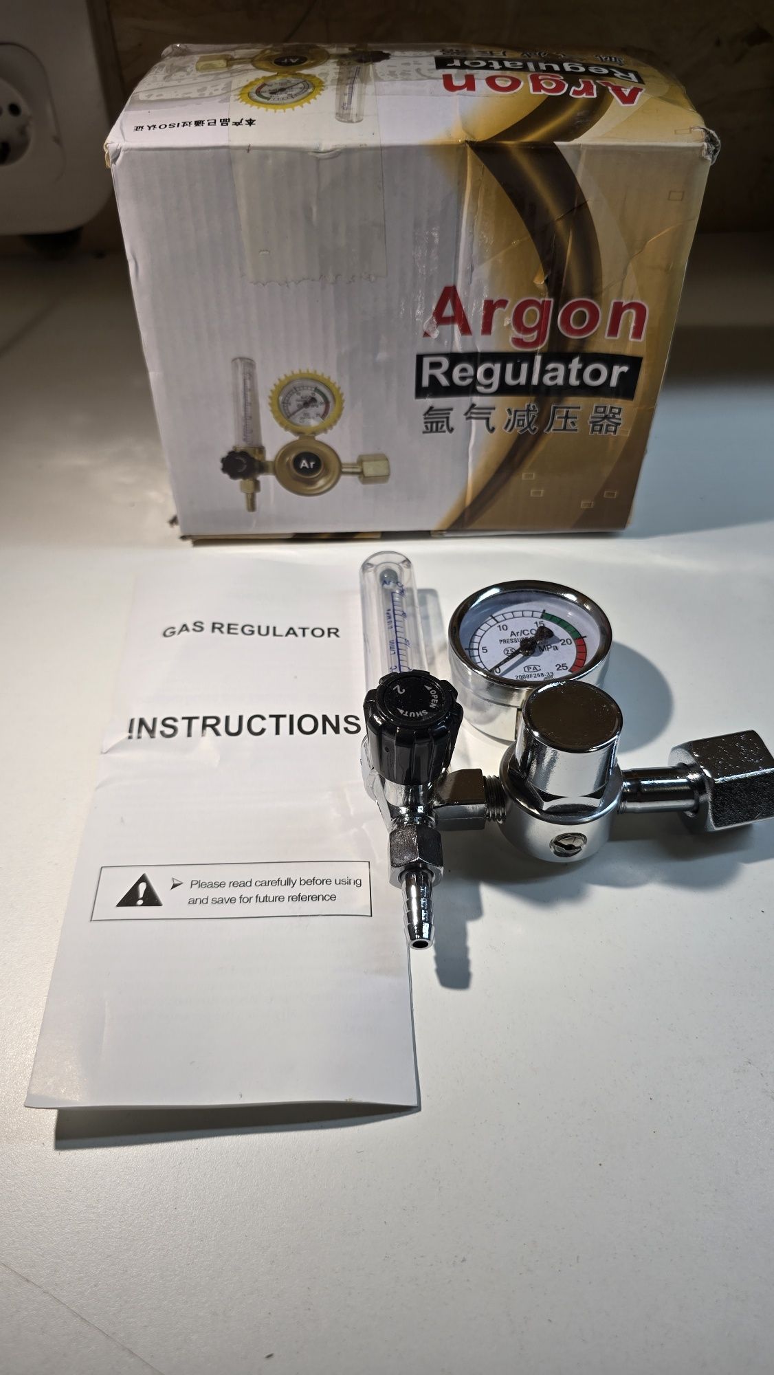 Regulador de argon