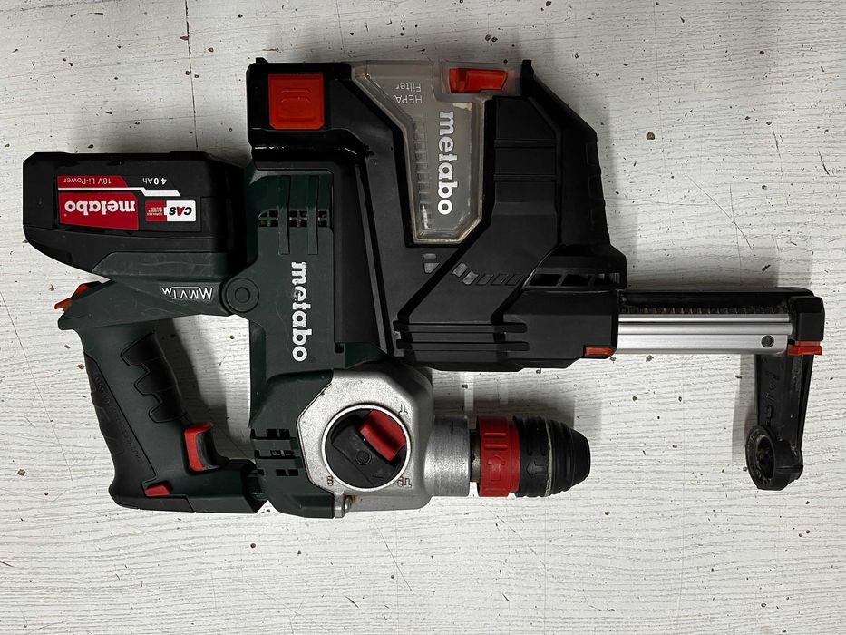 Wiertarka udarowa METABO KHA 18 LTX+odsysacz ISA 18 LTX 24