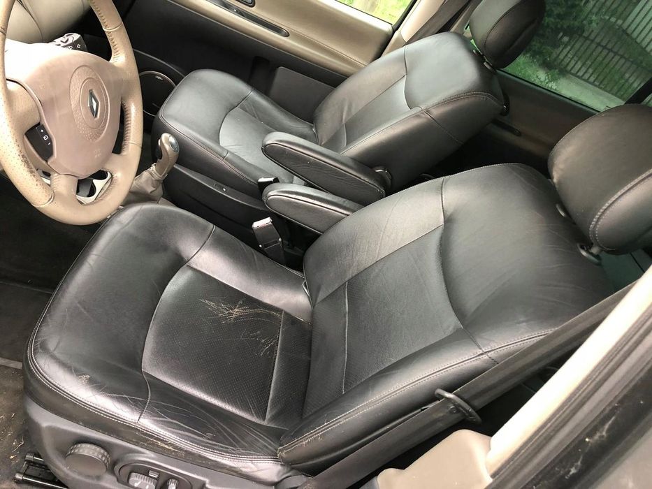 RENAULT ESPACE IV 4 KAMPER fotel kierowcy pasażera SKÓRZANE SKÓRY