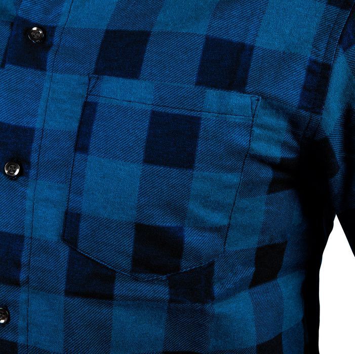 Koszula Flanelowa, Granatowa, Rozmiar Xxxl