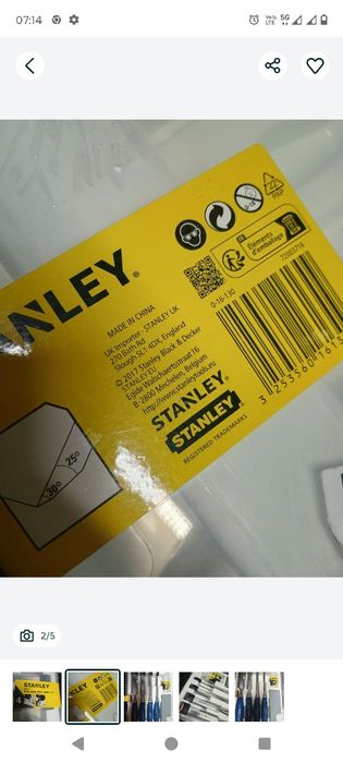 Stanley zestaw dłut z ostrzalka
