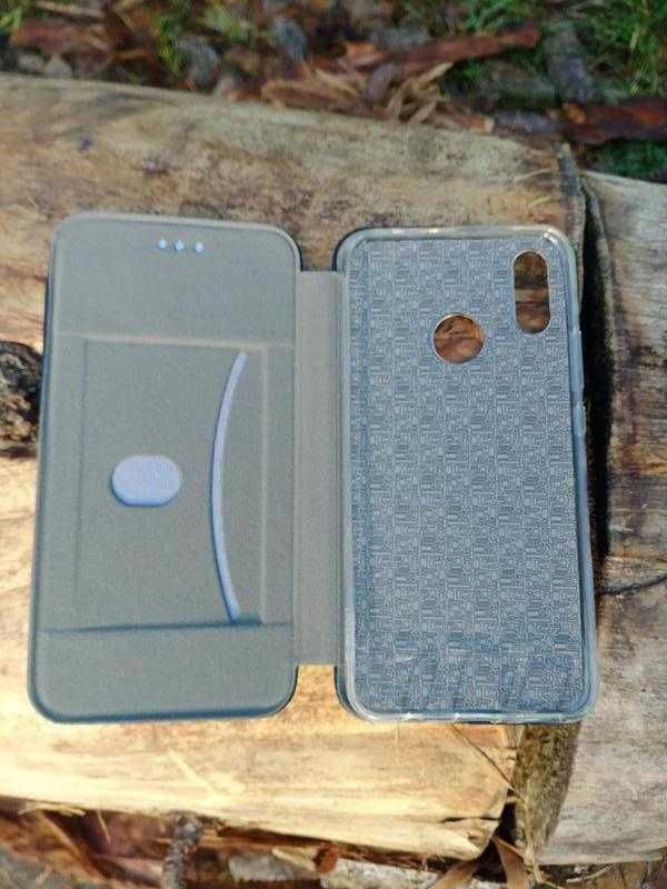 Чохол-книжка для huawei p smart plus — з підставкою, чорна